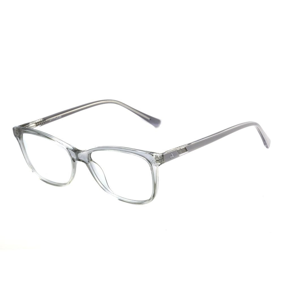 Óculos de Grau Atitude AT 6261 I T02 Cinza Translúcido Brilho - Lente 5,3 cm