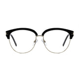 Óculos de Grau Atitude AT2069 A01 Preto Brilho e Dourado - Lente 5,6 cm