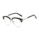 Óculos de Grau Atitude AT2069 A01 Preto Brilho e Dourado - Lente 5,6 cm