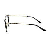 Óculos de Grau Atitude AT6228I A01 PRETO E DOURADO BRILHO Lente 5,2 cm