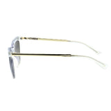 Óculos de Sol Atitude AT 5420 T02 Transparente e Dourado / Cinza Degradê - Lente 5,6 cm
