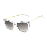 Óculos de Sol Atitude AT 5420 T02 Transparente e Dourado / Cinza Degradê - Lente 5,6 cm