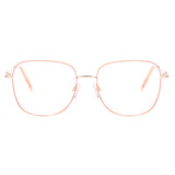 Óculos de Grau Infantil Atitude ATK 1000 05B Rosa e Dourado Brilho - Lente 5,4 cm