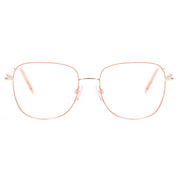 Óculos de Grau Infantil Atitude ATK 1000 05B Rosa e Dourado Brilho - Lente 5,4 cm