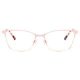 Óculos de Grau Atitude AT 1675 05A Rosa e Dourado Brilho - Lente 5,3 cm