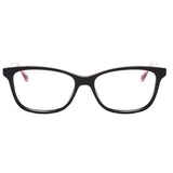 Óculos de Grau Atitude AT 6261I Preto e Rosa Brilho - Lente 5,3 cm