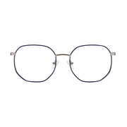 Óculos de Grau Atitude AT2101M 02A Azul e Prata Brilho - Lente 5,3 cm