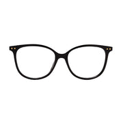 Óculos de Grau Atitude AT7127 A01 Preto e Dourado Brilho - Lente 5,3 cm