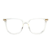 Óculos de Grau Atitude AT7128 T01 Transparente e Dourado Brilho - Lente 5,6 cm
