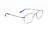Óculos de Grau Atitude AT 1686M 02B Prata Brilho e Azul - Lente 5,3 cm