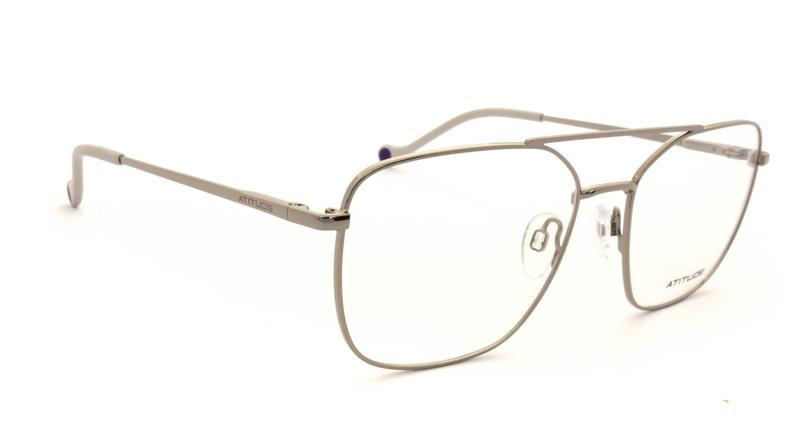 Óculos de Grau Atitude AT 2092 02A Prata Fosco - Lente 5,6 cm