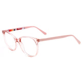 Óculos de Grau Atitude AT 6260I Rosa Translúcido Brilho - Lente 5,3 cm