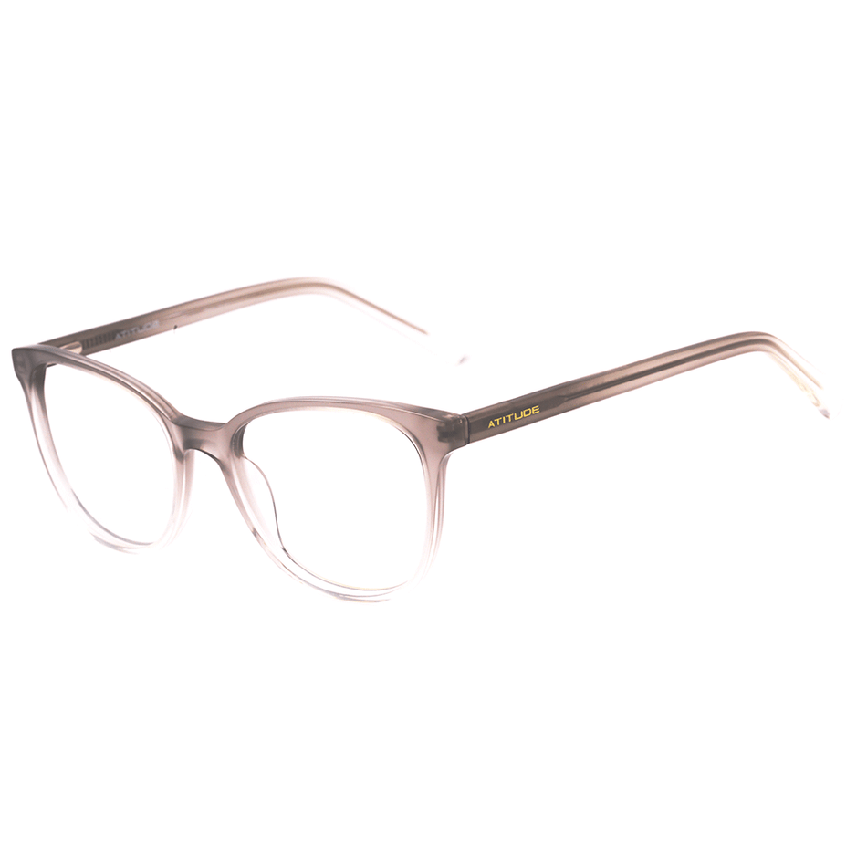 Óculos de Grau Atitude AT 7094 C02 Cinza Translúcido Brilho - Lente 5,3 cm
