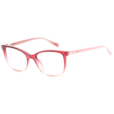 Óculos de Grau Atitude AT 6263I C02 Vermelho Translúcido Degradê Brilho - Lente 5,4 cm