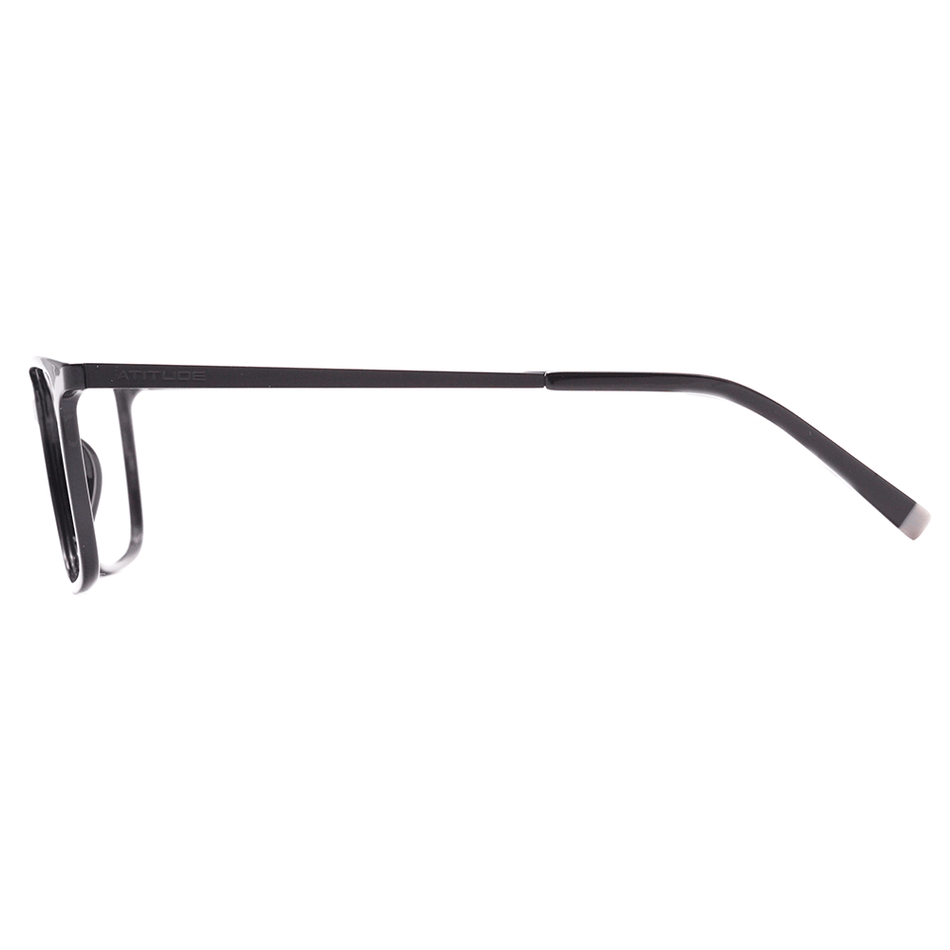 Óculos de Grau Atitude AT 7097 A01 Preto Brilho e Fosco - Lente 5,1 cm