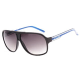 Óculos de Sol Atitude AT 8030 A11P Preto Fosco e Azul Brilho / Preto Degradê Polarizado - Lente 6,1 cm