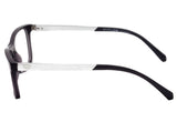 Óculos de Grau Atitude AT 4119 Aluminium T01 Preto Translúcido E Cinza Brilho - Lente 5,6 Cm