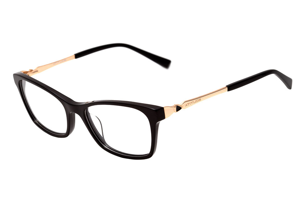 Óculos de Grau Atitude AT 6120 H03 Roxo E Dourado Brilho - Lente 5,3 Cm