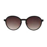Óculos de Grau Atitude Royan Clip On 04A Dourado e Preto Brilho/ Marrom Degradê - Lente 5,1 cm