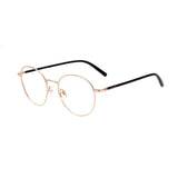 Óculos de Grau Atitude Royan Clip On 04A Dourado e Preto Brilho/ Marrom Degradê - Lente 5,1 cm