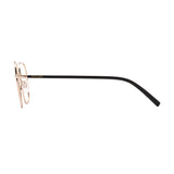 Óculos de Grau Atitude Attach Brusc Clip On 04A Dourado e Preto Brilho/ Marrom Degradê - Lente 5,1 cm