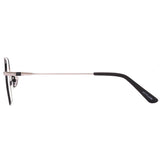 Óculos de Grau Atitude AT2100M 09A Preto Fosco e Cinza Brilho - Lente 5,4 cm