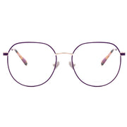Óculos de Grau Atitude AT2105 07A Roxo Fosco e Prata Bilho - Lente 5,3 cm