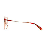 Óculos de Grau Atitude AT2105 13A Vermelho e Dourado Brilho - Lente 5,3 cm