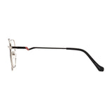 Óculos de Grau Atitude AT2108 09A Prata e Preto Brilho - Lente 5,3 cm