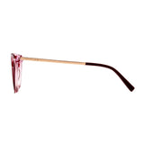 Óculos de Grau Atitude AT7126 C01 Vinho e Dourado Brilho - Lente 5,3 cm