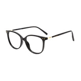 Óculos de Grau Atitude AT7127 A01 Preto e Dourado Brilho - Lente 5,3 cm