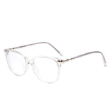 Óculos de Grau Atitude AT7127 T01 Transparente e Prata Brilho - Lente 5,3 cm