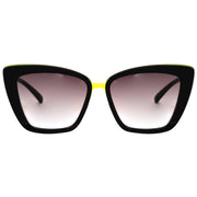 Óculos de Sol Atitude AT8026 A02 Preto e Verde Brilho/ Preto Degradê - Lente 5,6 cm