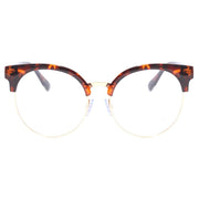 Óculos de Grau Atitude AT 2067 G21 Marrom Mesclado e Dourado Brilho - Lente 5,5 cm