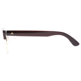 Óculos de Grau Atitude AT 2068 T01 Marrom Translúcido e Dourado Brilho - Lente 5,4 cm