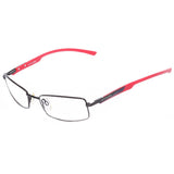 Óculos de Grau Atitude AT 1475 09B Preto Brilho e Vermelho Fosco - Lente 5,4 cm